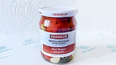 Перец красный маринованный Kerakur Дары Армении 500 грамм
