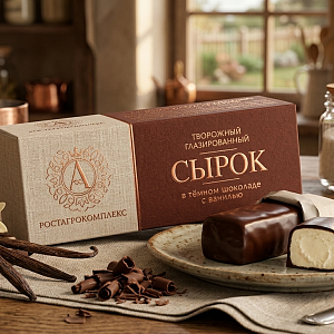Сырок А. Ростагрокомплекс Темный шоколад 5% 50 г (Зл)