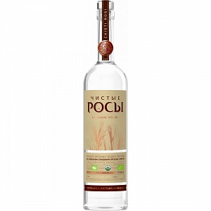 ВОДКА ЧИСТЫЕ РОСЫ ИЗ ЯЧМЕННОГО ЗЕРНА 0.5л