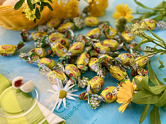 Карамель "Клубника со сливками"