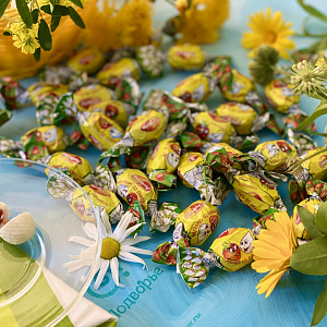 Карамель "Клубника со сливками"