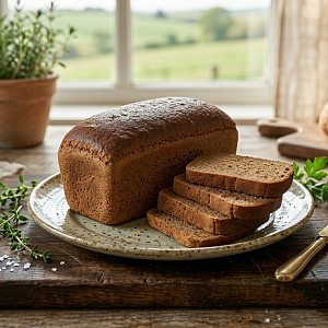 Хлеб черный кирпич половинка 22 завод