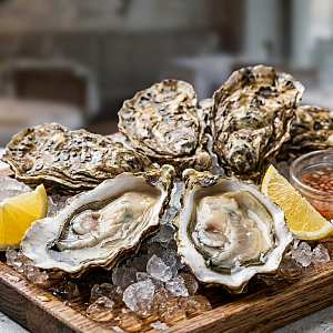 Устрица Хасанская живая Камчатка