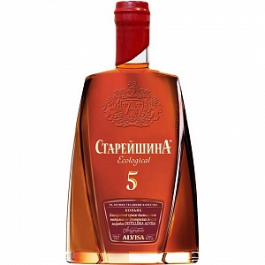 КОНЬЯК СТАРЕЙШИНА 5ЛЕТ 1.0л