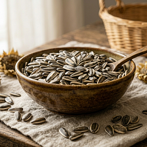 Семена подсолнуха сушеные в кожуре