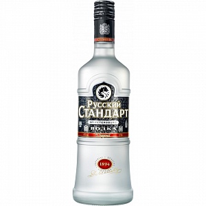 ВОДКА РУССКИЙ-СТАНДАРТ 1.0л