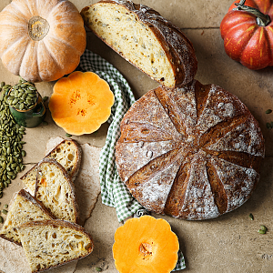 Хлеб Тыквенный 1100 г Крафтовый 