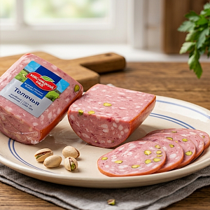 Колбаса вареная "Телячья" ГОСТ, 400 гр Мясницкий ряд