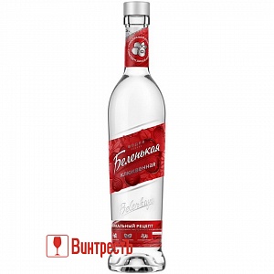 ВОДКА БЕЛЕНЬКАЯ КЛЮКВЕННАЯ 0.5Л
