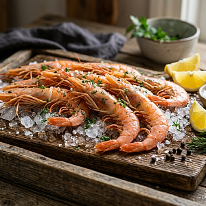 Лангустины с головой ( упаковка  2 кг)