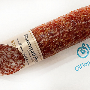 Колбаса сырокопченая Итальянская "Охотный ряд" (Колбасы Подмосковья)