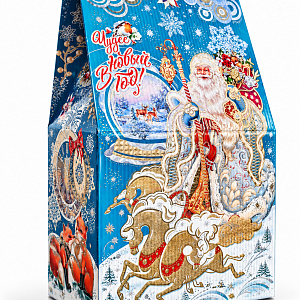 Коробка подарочная новогодняя 24×41×17 см