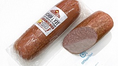 Сервелат варено-копченый "Мясной дуэт" по белорусскому рецепту, АО "СПМК", Сергиев-Посад, (Арм)