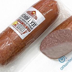 Сервелат варено-копченый "Мясной дуэт" по белорусскому рецепту, АО "СПМК", Сергиев-Посад, (Арм)