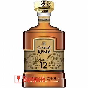 КОНЬЯК СТАРЫЙ КРЫМ КС 12ЛЕТ 0.5Л