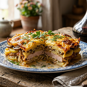 Мясо по французски