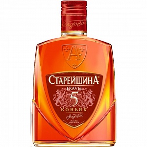 КОНЬЯК СТАРЕЙШИНА 5ЛЕТ 250мл