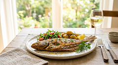 Камбала жареная (Домашняя готовая кулинария)