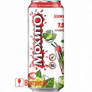 НАП.ПИВНОЙ ОЧАКОВО МОХИТО КЛУБНИКА 450мл