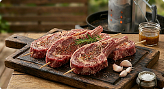 Шашлык говядина на кости (стейки)