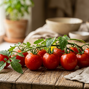 Помидоры черри на ветке
