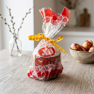 Кулич "Домашний" творожный 350 грамм